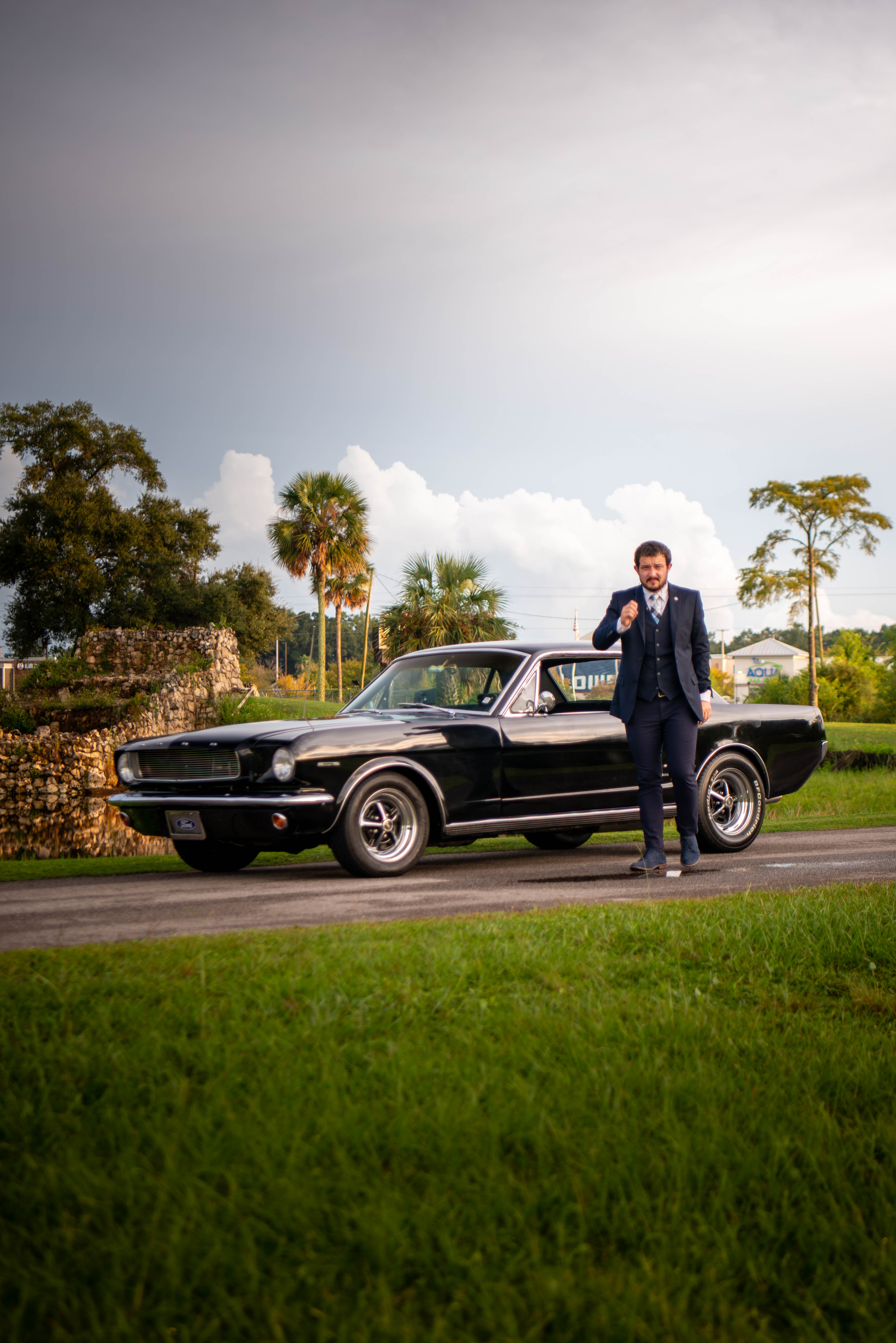 Blake Alma and his '66 Mustang